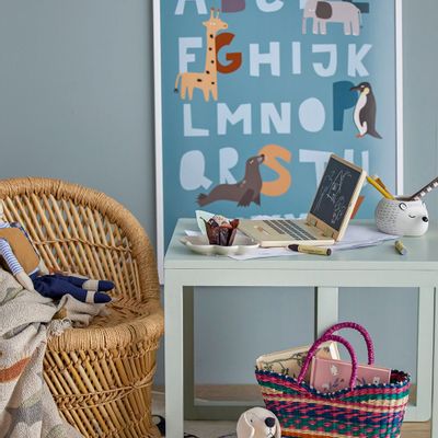 Jouets enfants - Dac Ordinateur en jouet avec tableau noir, Nature, Contre-plaqué  - BLOOMINGVILLE MINI