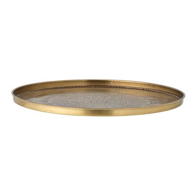 Trays - Conan Tray, Brass, Metal  - BLOOMINGVILLE MULTIBRAND HOUSE