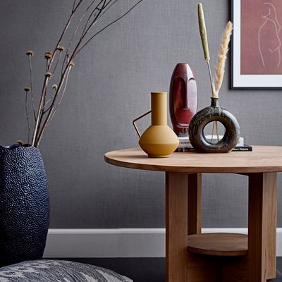 Vases - Baldvin Vase déco, Marron, Grès  - BLOOMINGVILLE MULTIBRAND HOUSE