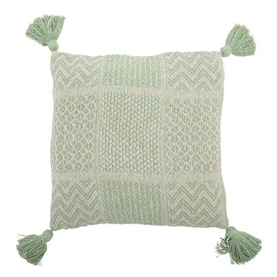 Coussins - Rodion Coussin, Verte, Coton recyclé - BLOOMINGVILLE MULTIBRAND HOUSE