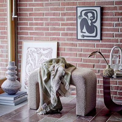 Lampes sans fil  - Latifa Portable Lampe, Batterie, Blanc, Grès  - BLOOMINGVILLE MULTIBRAND HOUSE