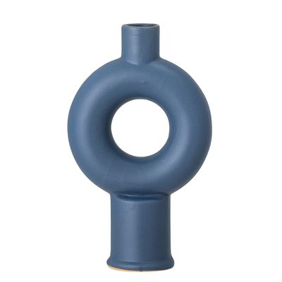 Vases - Dardo Vase, Blue, Stoneware - BLOOMINGVILLE MULTIBRAND HOUSE
