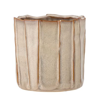 Flower pots - Samina Flowerpot, Nature, Stoneware  - CREATIVE COLLECTION