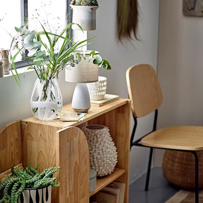 Flower pots - Luiz Flowerpot, Hanging, Grey, Stoneware  - BLOOMINGVILLE MULTIBRAND HOUSE