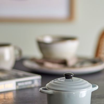 Kitchen utensils - Thanos Oven Dish w/Lid, Grey, Stoneware  - BLOOMINGVILLE MULTIBRAND HOUSE