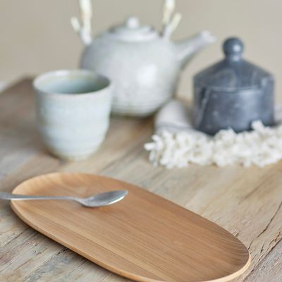 Trays - Leyton Tray, Nature, Oak  - BLOOMINGVILLE MULTIBRAND HOUSE