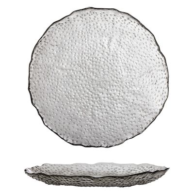 Everyday plates - Catia Plate, Grey, Glass - CREATIVE COLLECTION
