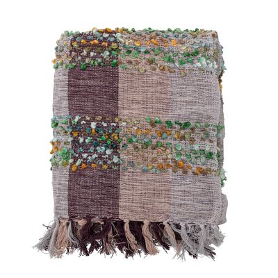 Throw blankets - Laj Throw, Purple, Acrylic  - CREATIVE COLLECTION