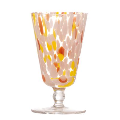 Verres - Lilya Verre à vin, Rose, Verre - BLOOMINGVILLE MULTIBRAND HOUSE