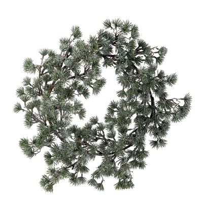 Floral decoration - Jeune Wreath, Green, Plastic  - BLOOMINGVILLE