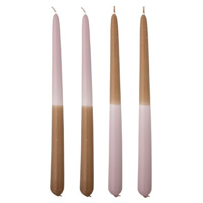 Bougies - Burma Bougie, Rose, Parafine Pack of 4 - BLOOMINGVILLE MULTIBRAND HOUSE