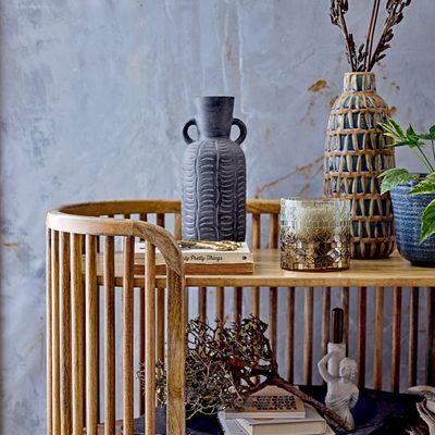 Flower pots - Heath Flowerpot, Blue, Stoneware  - CREATIVE COLLECTION