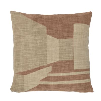 Cushions - Eta Cushion, Brown, Cotton - BLOOMINGVILLE MULTIBRAND HOUSE
