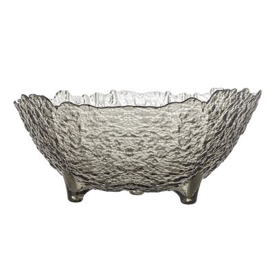 Bowls - Catia Bowl, Grey, Glass - CREATIVE COLLECTION