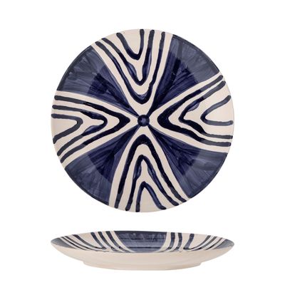 Everyday plates - Shama Plate, Blue, Stoneware - BLOOMINGVILLE MULTIBRAND HOUSE
