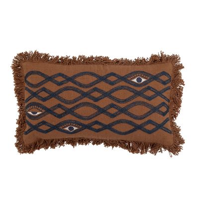 Cushions - Galia Cushion, Brown, Cotton - BLOOMINGVILLE MULTIBRAND HOUSE