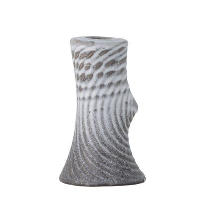 Candlesticks and candle holders - Raheem Candle Holder, Grey, Stoneware - BLOOMINGVILLE MULTIBRAND HOUSE