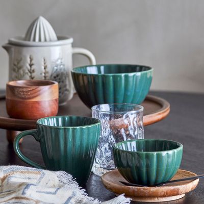 Bols - Latina Bol, Verte, Grès  - BLOOMINGVILLE MULTIBRAND HOUSE