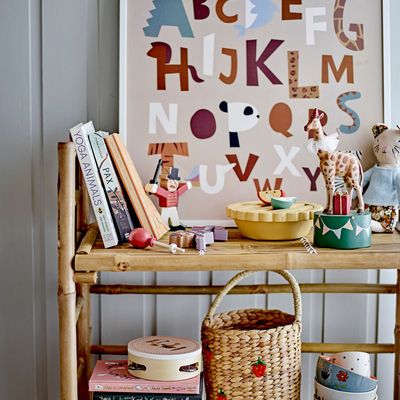 Autres décorations murales - Memmo Illustration avec cadre, Blanc, Pin  - BLOOMINGVILLE MINI