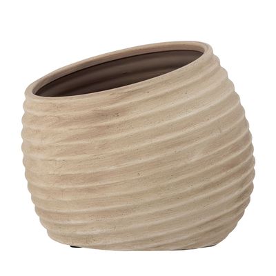 Flower pots - Cimmy Deco Flowerpot, Brown, Terracotta - BLOOMINGVILLE MULTIBRAND HOUSE