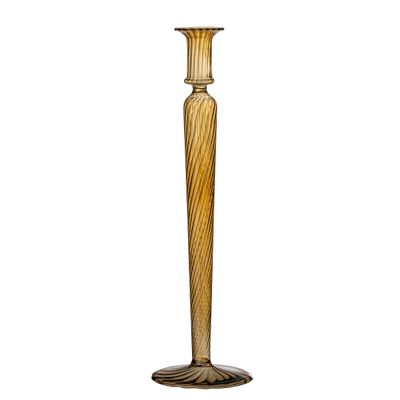 Bougeoirs et photophores - Dara Bougeoir, Marron, Verre - BLOOMINGVILLE MULTIBRAND HOUSE