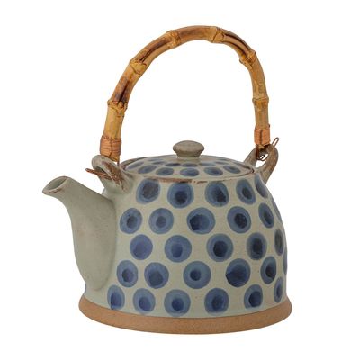 Kitchen utensils - Tinni Teapot, Blue, Stoneware  - BLOOMINGVILLE MULTIBRAND HOUSE
