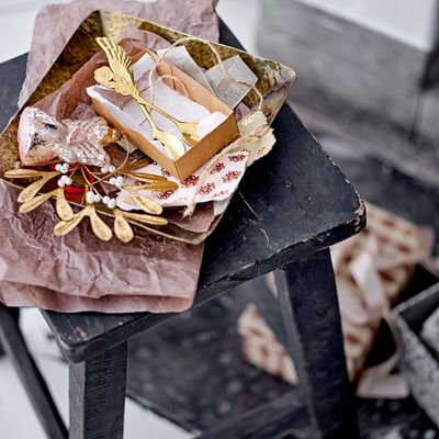 Christmas garlands and baubles - Hatun Ornament, Gold, Metal  - BLOOMINGVILLE MULTIBRAND HOUSE