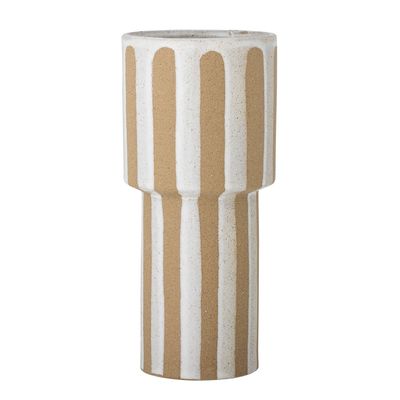 Vases - Awah Vase, Nature, Stoneware - BLOOMINGVILLE MULTIBRAND HOUSE