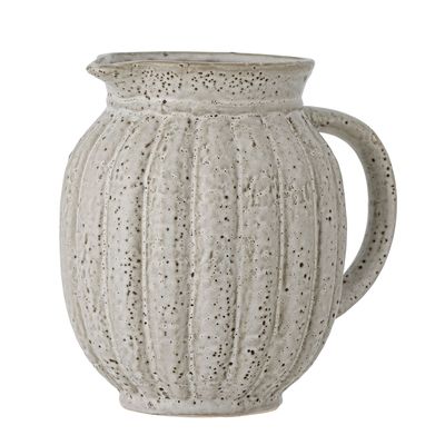 Carafes - Indrid Jug, Grey, Stoneware  - BLOOMINGVILLE MULTIBRAND HOUSE