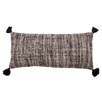 Cushions - Jerik Cushion, Black, Cotton - BLOOMINGVILLE MULTIBRAND HOUSE