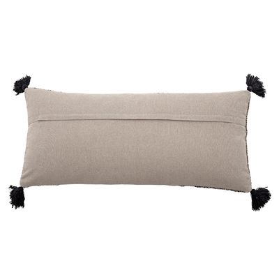 Cushions - Jerik Cushion, Black, Cotton  - BLOOMINGVILLE MULTIBRAND HOUSE