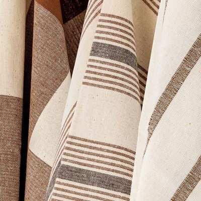 Brushes - Papaya Kitchen Towel, Brown, Cotton Set of 3 - CREATIVE COLLECTION