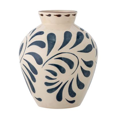 Vases - Heikki Vase, Blue, Stoneware - BLOOMINGVILLE MULTIBRAND HOUSE