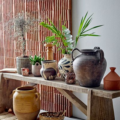 Vases - Heikki Vase, Blue, Stoneware  - BLOOMINGVILLE MULTIBRAND HOUSE