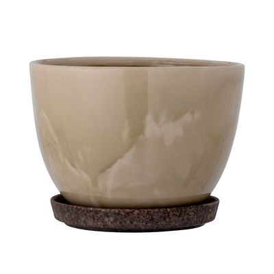 Pots de fleurs - Ritva Pot de fleurs, Marron, Grès - BLOOMINGVILLE MULTIBRAND HOUSE