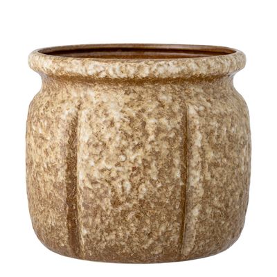 Flower pots - Ritza Flowerpot, Brown, Stoneware - BLOOMINGVILLE MULTIBRAND HOUSE