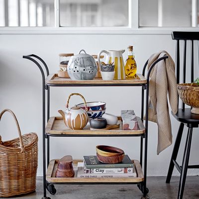 Kitchen utensils - Fig Salt & Pepper Jar, Black, Mango Set - CREATIVE COLLECTION