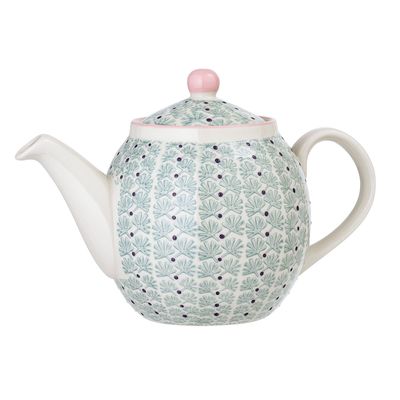 Kitchen utensils - Maya Teapot, Green, Stoneware - BLOOMINGVILLE MULTIBRAND HOUSE