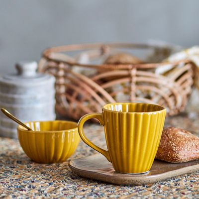 Tasses et mugs - Latina Mug, Jaune, Grès  - BLOOMINGVILLE MULTIBRAND HOUSE