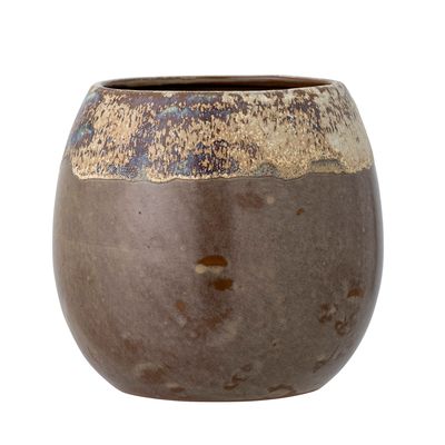 Pots de fleurs - Beline Pot de fleurs, Marron, Grès - CREATIVE COLLECTION