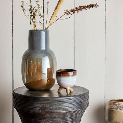 Pots de fleurs - Beline Pot de fleurs, Marron, Grès  - CREATIVE COLLECTION