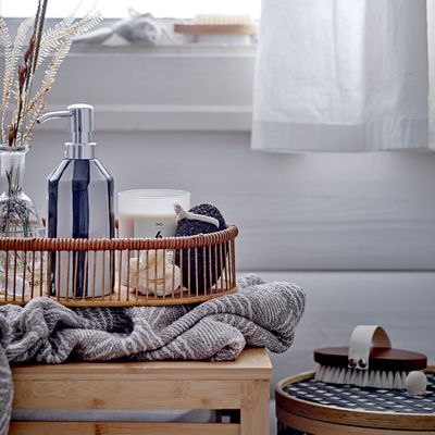 Shopping baskets - Aden Laundry Basket, Nature, Bamboo  - BLOOMINGVILLE MULTIBRAND HOUSE