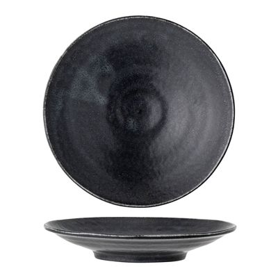 Assiettes au quotidien - Yoko Assiette, Noir, Porcelaine Set of 4 - BLOOMINGVILLE MULTIBRAND HOUSE