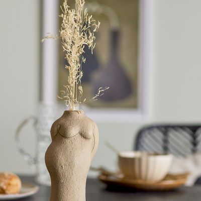 Vases - Lulu Deco Vase, Brown, Terracotta  - BLOOMINGVILLE MULTIBRAND HOUSE