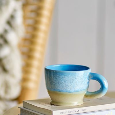 Mugs - Safie Mug, Blue, Stoneware  - BLOOMINGVILLE MULTIBRAND HOUSE