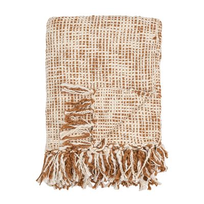 Plaids - Giulia Plaid, Nature, Coton  - BLOOMINGVILLE MULTIBRAND HOUSE