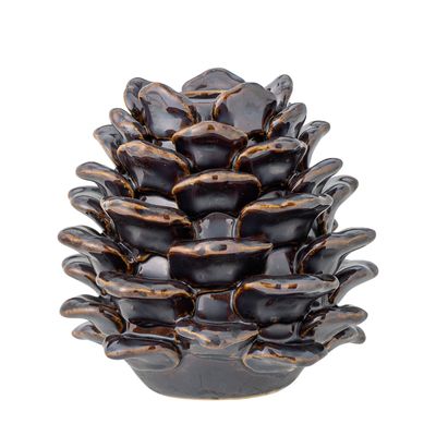 Bougeoirs et photophores - Pine Bougeoir, Marron, Grès - BLOOMINGVILLE MULTIBRAND HOUSE