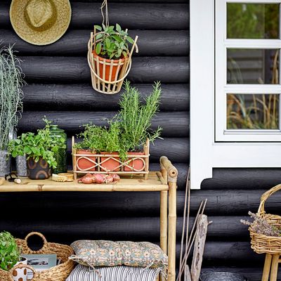 Flower pots - Avo Deco Flowerpot, Black, Terracotta  - BLOOMINGVILLE MULTIBRAND HOUSE