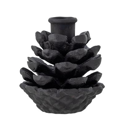 Bougeoirs et photophores - Fernie Bougeoir, Noir, Métal - BLOOMINGVILLE MULTIBRAND HOUSE