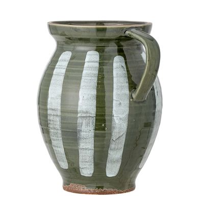 Vases - Frigg Vase, Verte, Grès  - BLOOMINGVILLE MULTIBRAND HOUSE
